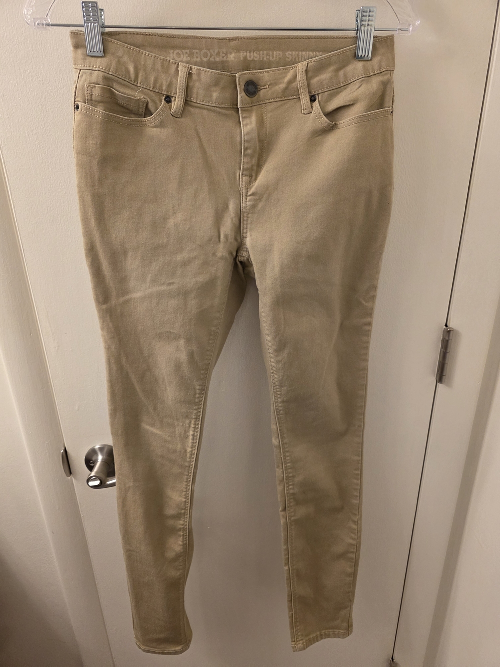Joe Boxer Women's Skinny Jeans - Khaki